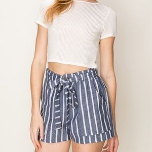 🌟HYFVE Stripe Paperbag Style Shorts🌟